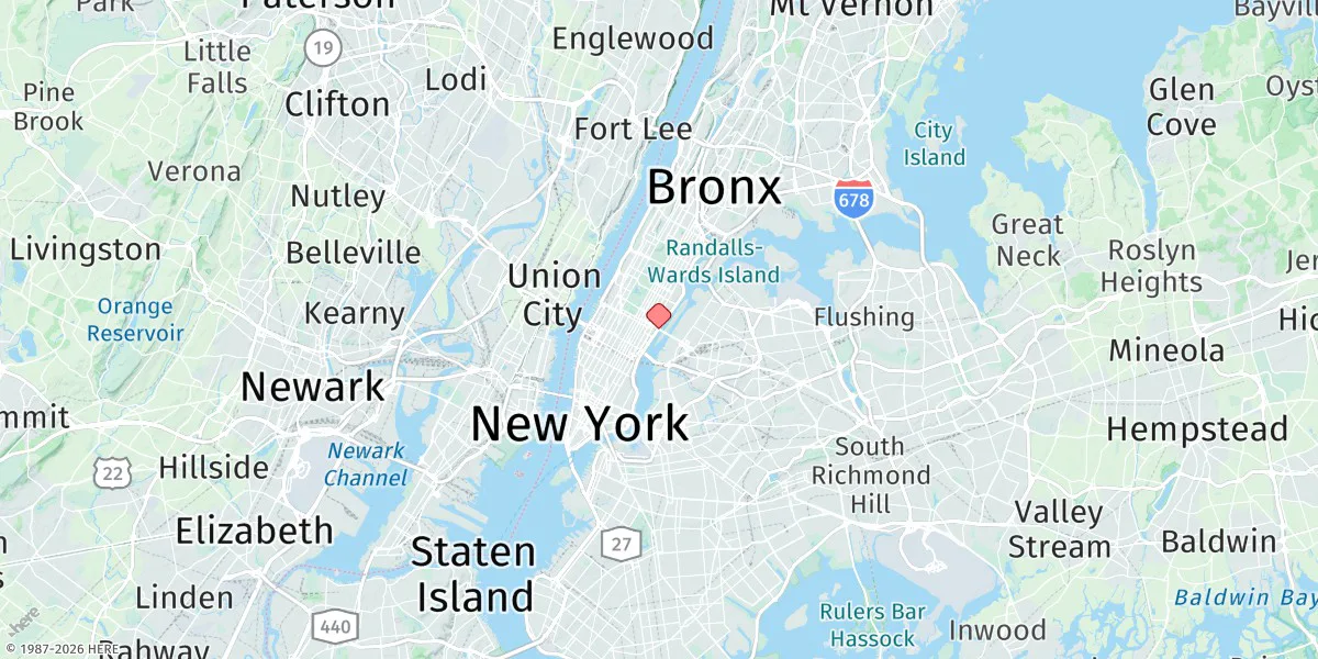 Map preview for Queensboro Bridge