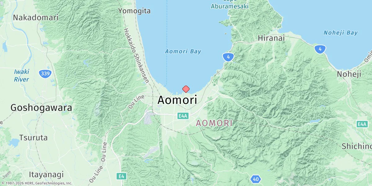 Map preview for Aomori