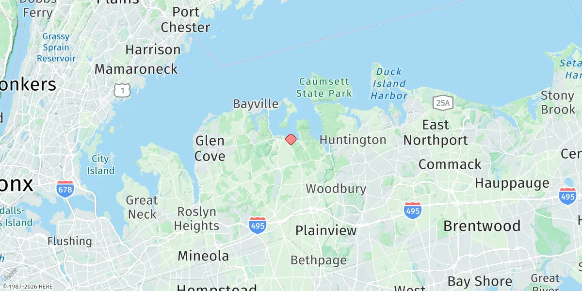 Map preview for Oyster Bay Harbor