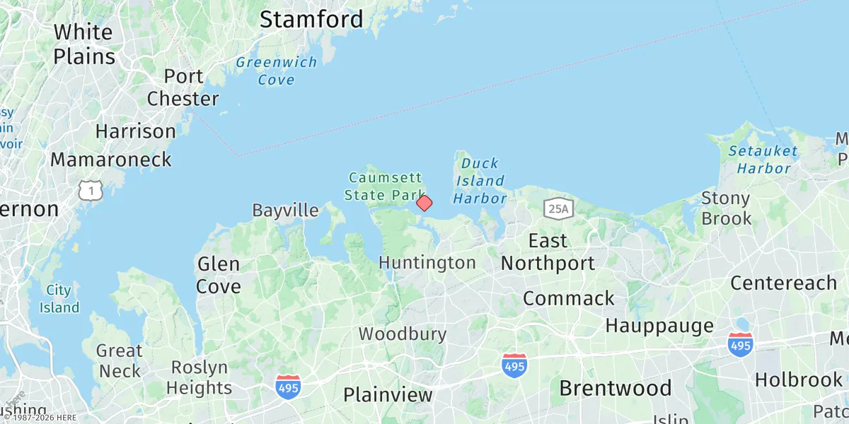 Map preview for Lloyd Harbor, Huntington Bay