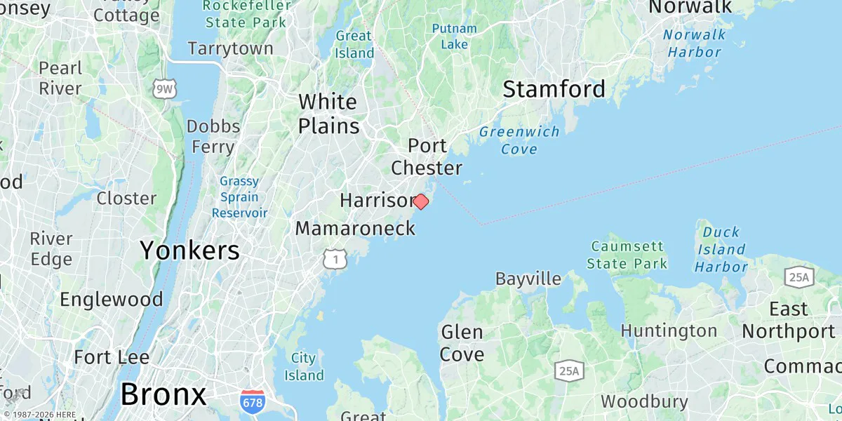 Map preview for Rye Beach