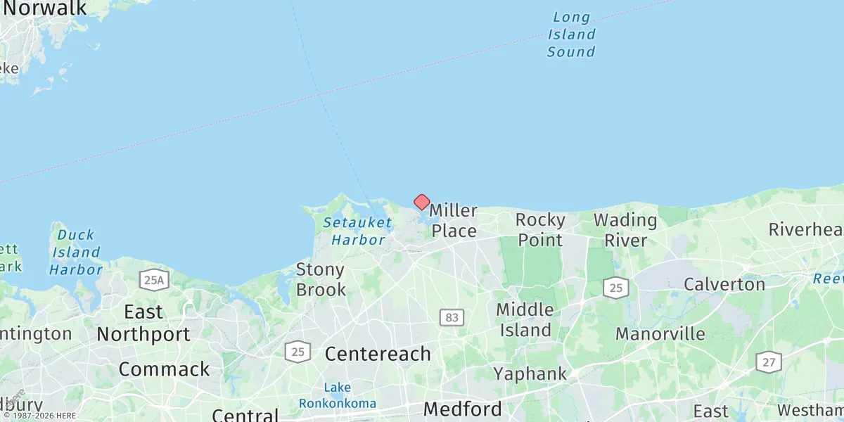 Map preview for Mount Sinai Harbor