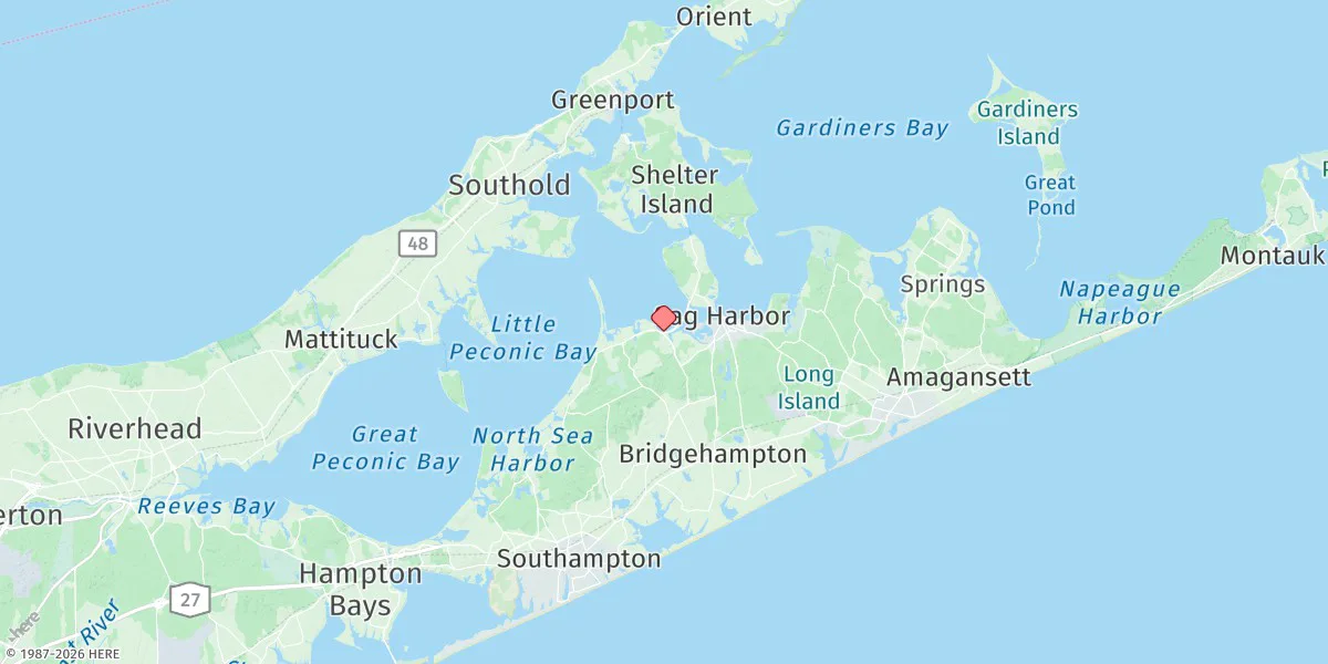 Map preview for Noyack Bay