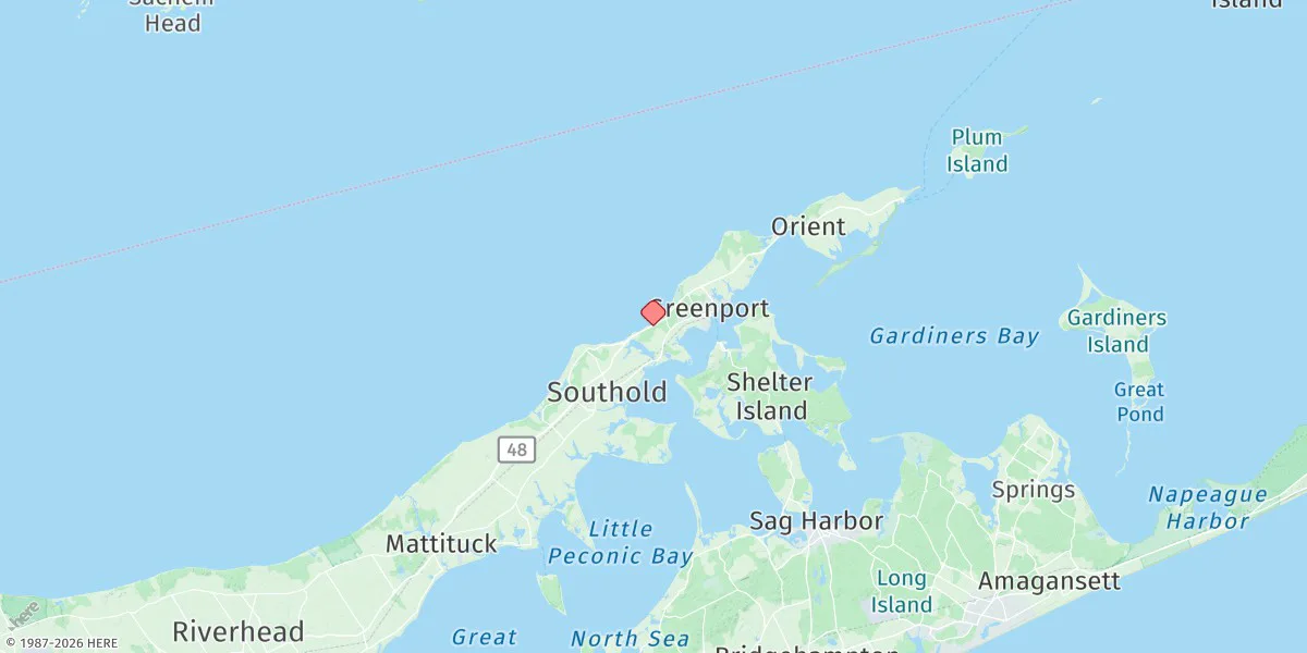 Map preview for Hashamomuck Beach