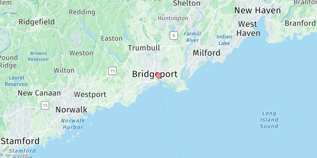 Map preview for Bridgeport
