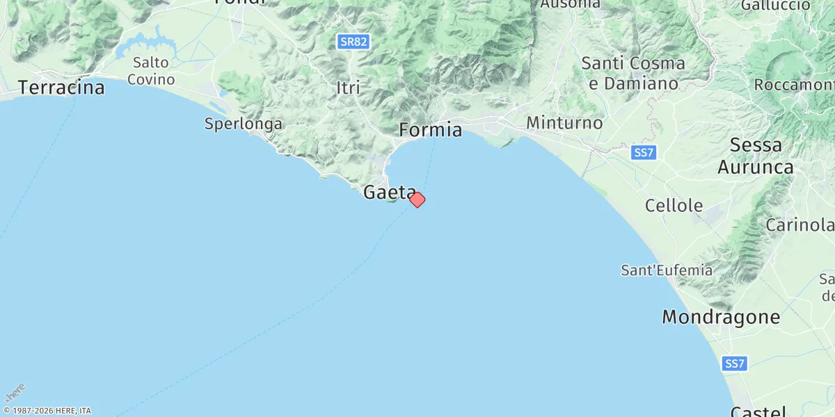 Map preview for Gaeta