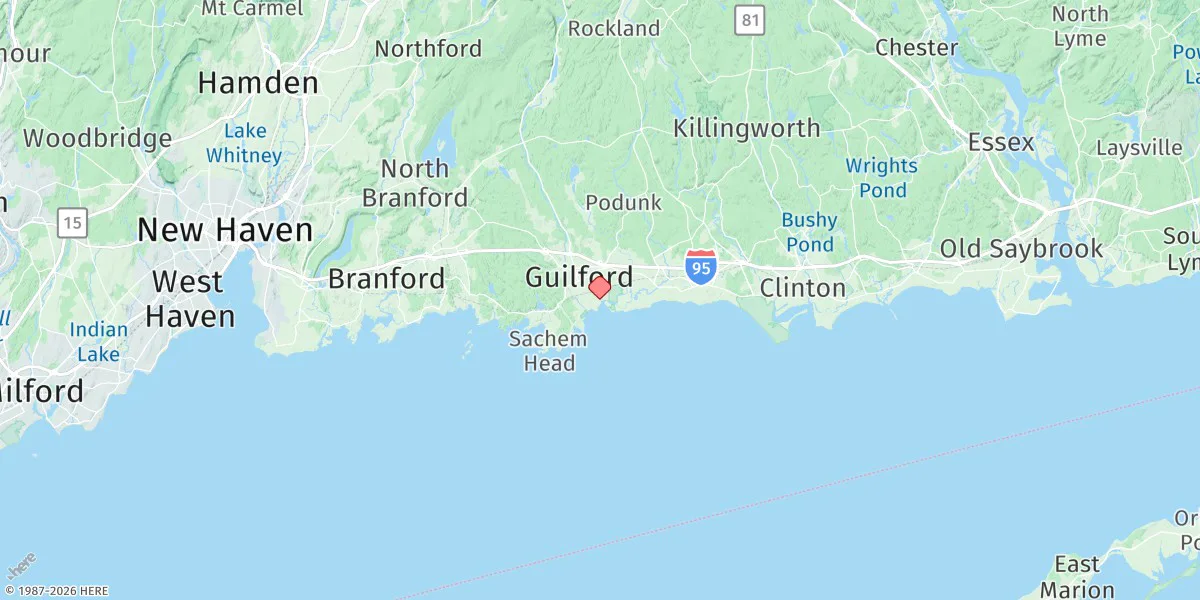 Map preview for Guilford Harbor
