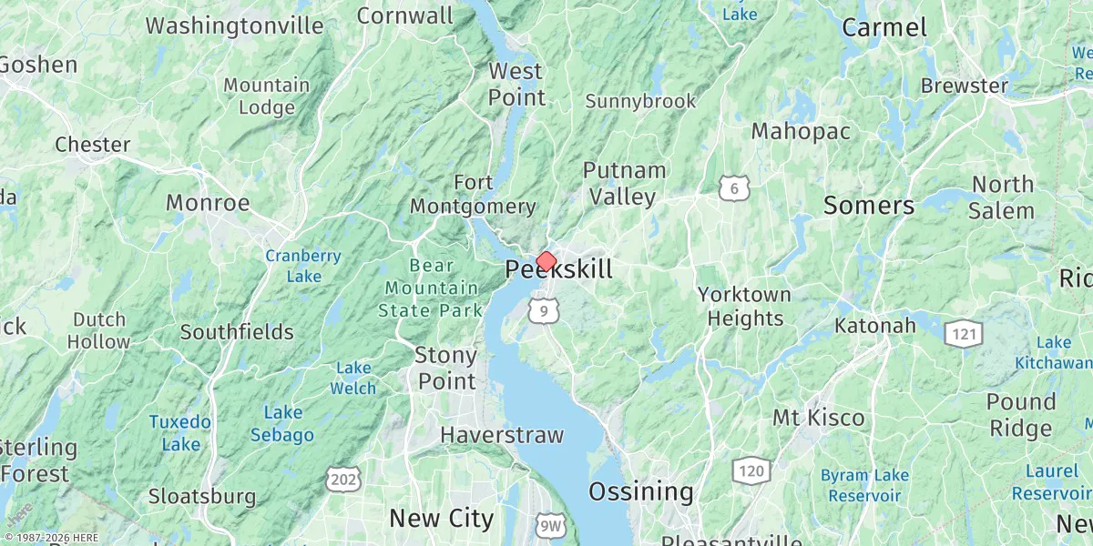 Map preview for Peekskill