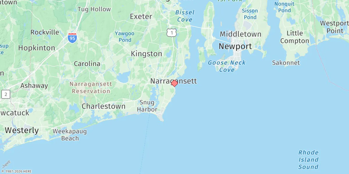 Map preview for Narragansett Pier