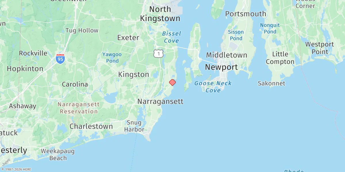 Map preview for Watson Pier, Boston Neck
