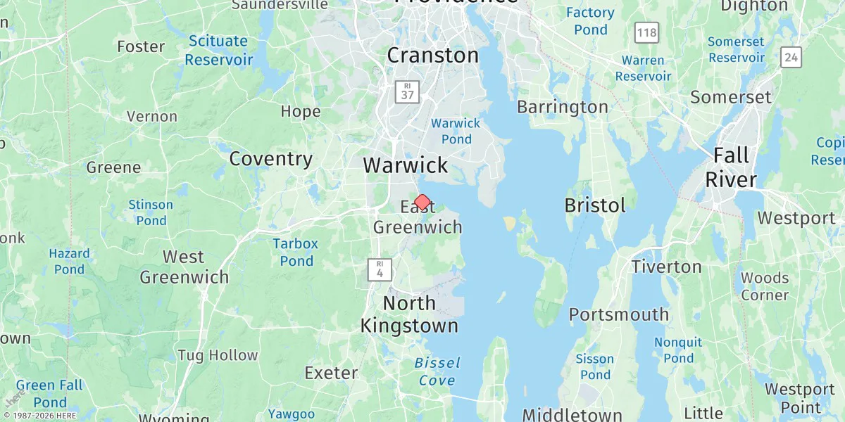 Map preview for East Greenwich