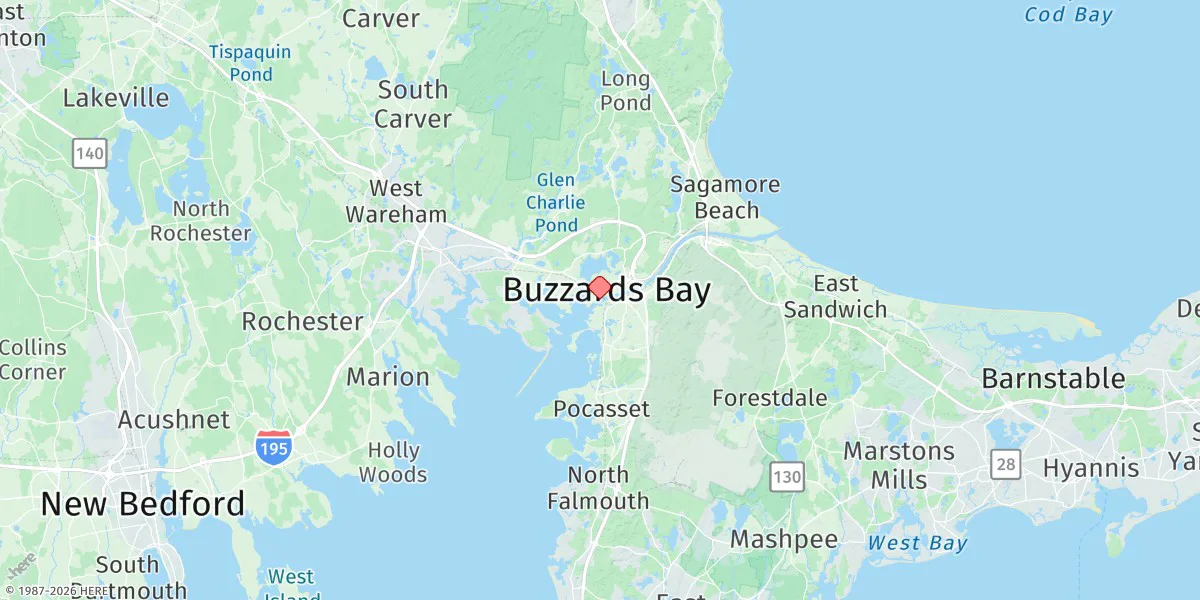 Map preview for Cape Cod Canal, Rr. Bridge