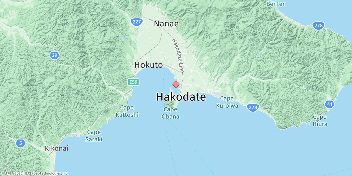 Map preview for Hakodate