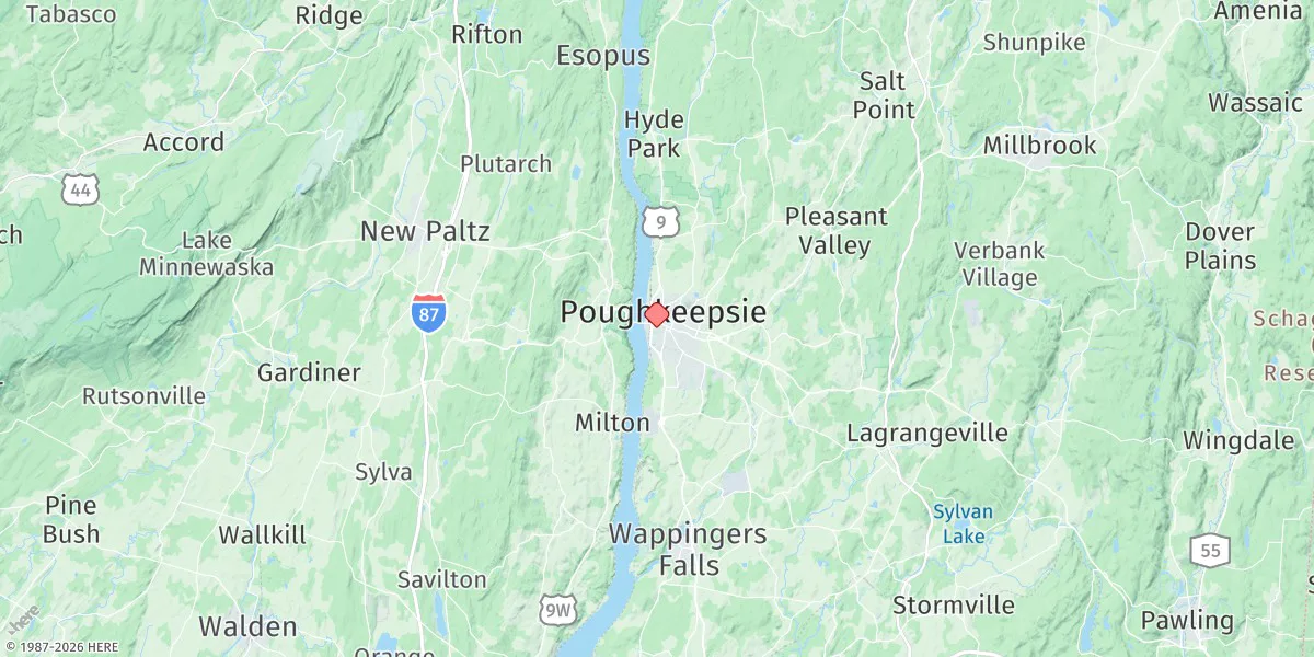 Map preview for Poughkeepsie