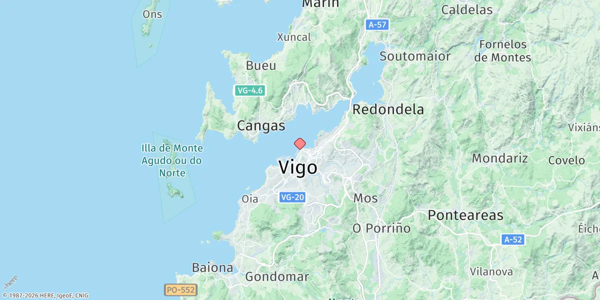 Map preview for Vigo