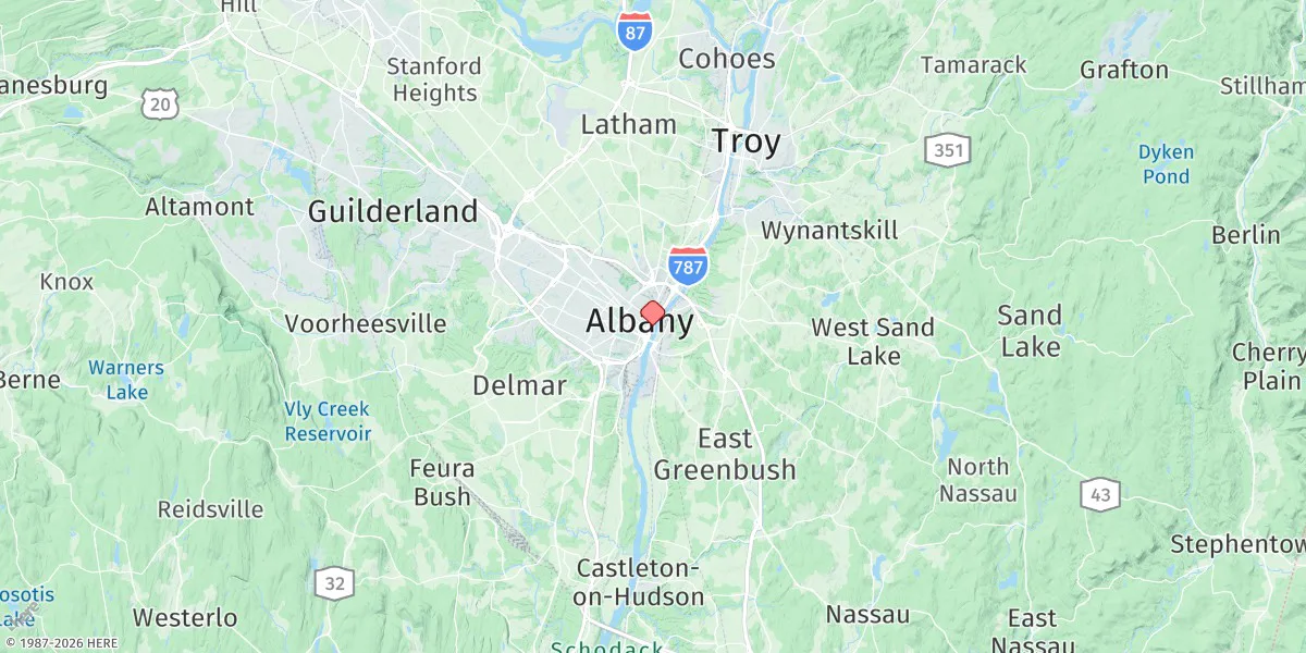 Map preview for Albany