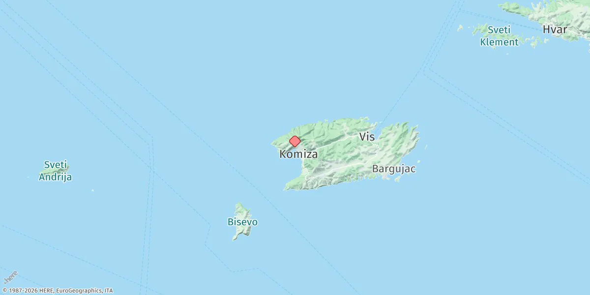 Map preview for Komiza