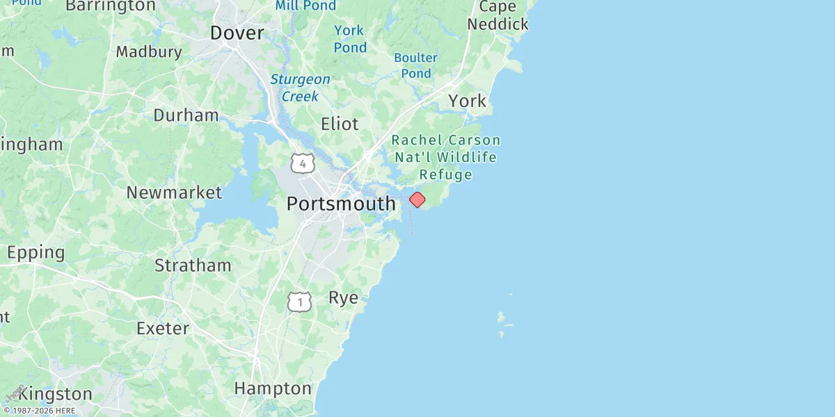 Map preview for Gerrish Island