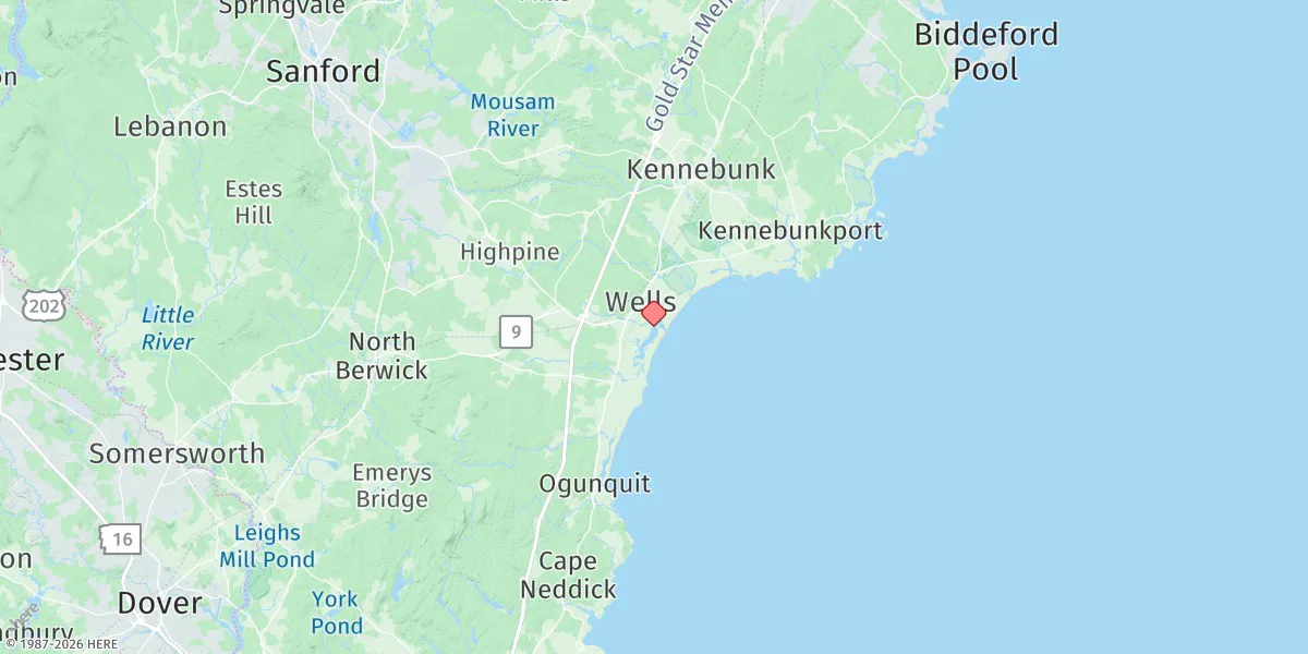 Map preview for Wells, Webhannet River