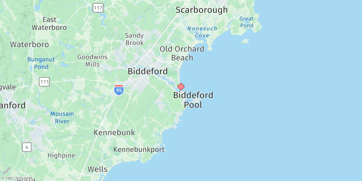 Map preview for Camp Ellis, Saco River Entrance