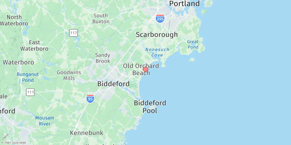 Map preview for Old Orchard Beach