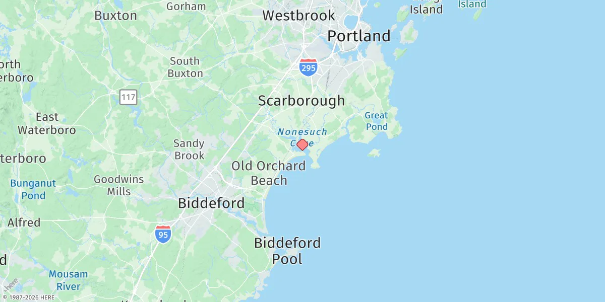 Map preview for Pine Point, Scarborough River