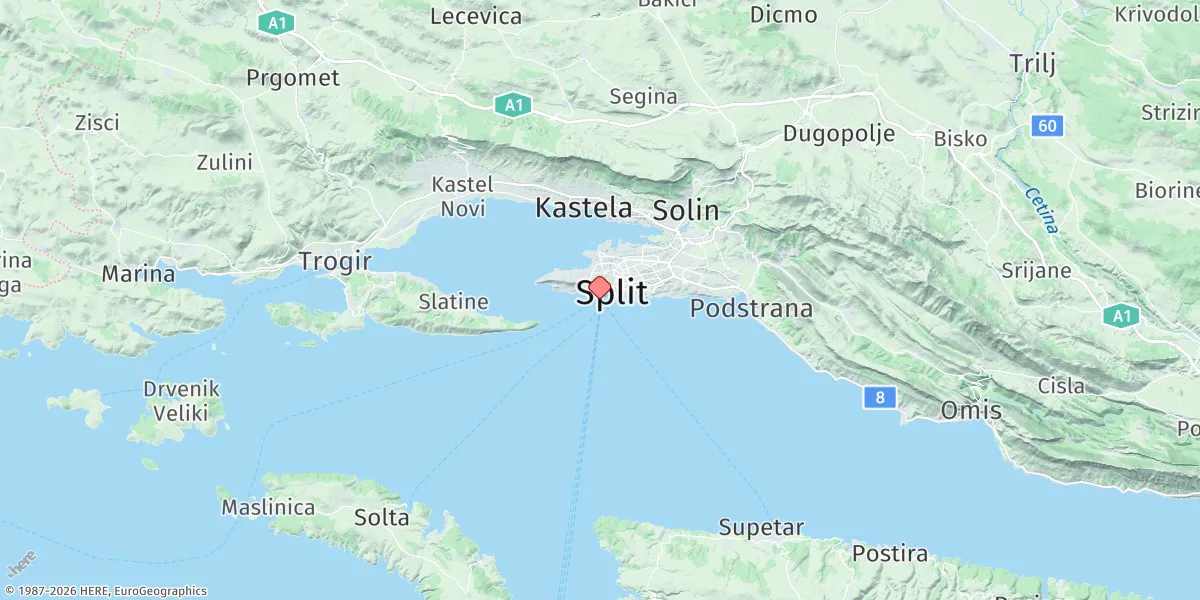 Map preview for Split