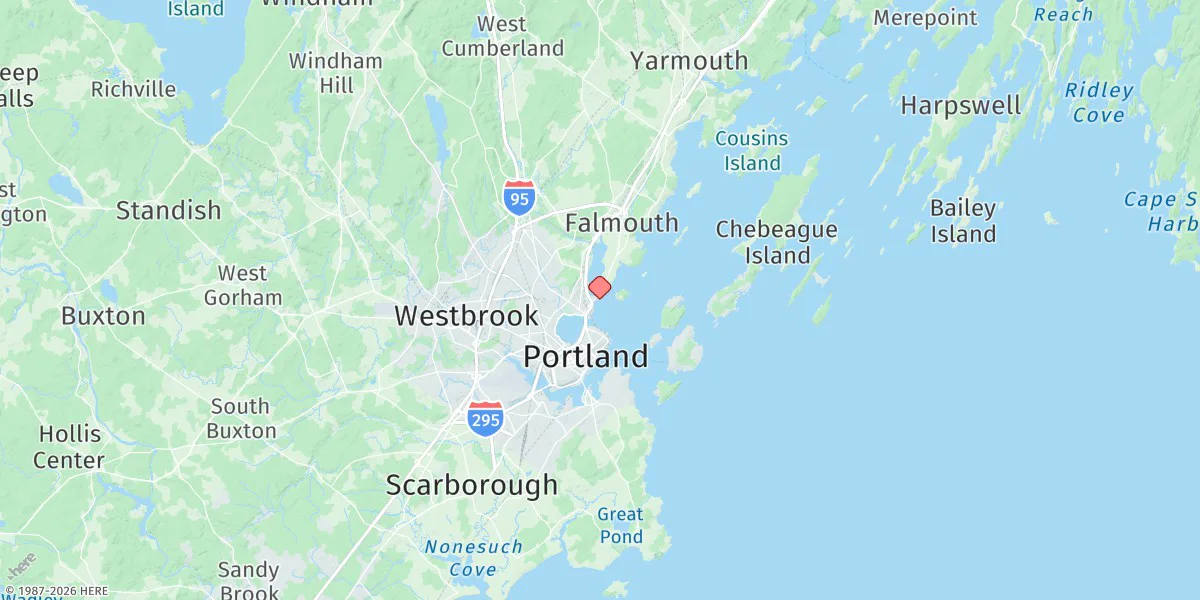 Map preview for Presumpscot River Bridge