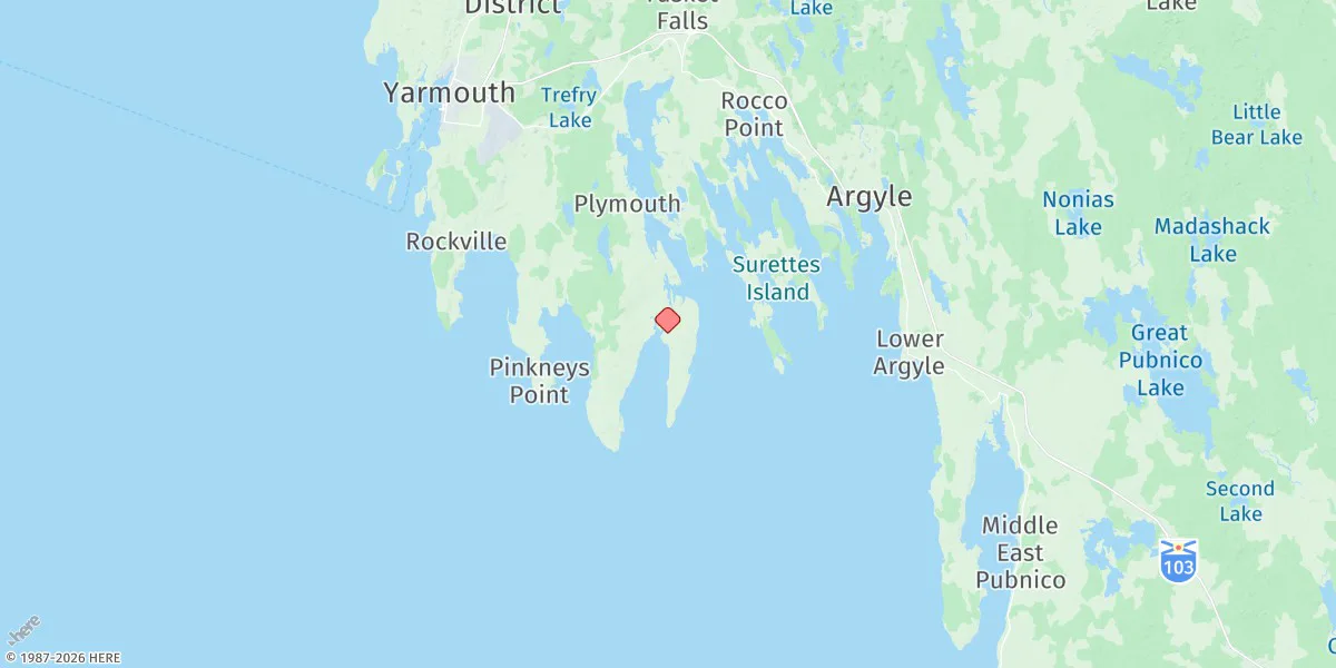 Map preview for Lower Wedgeport