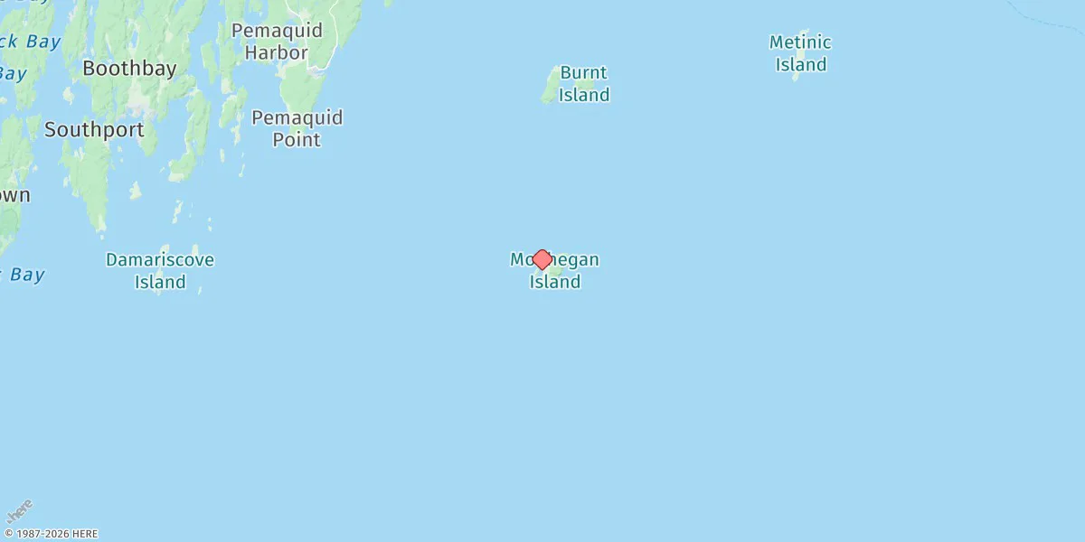 Map preview for Monhegan Island