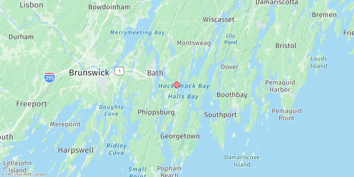 Map preview for Mill Point, Sasanoa River