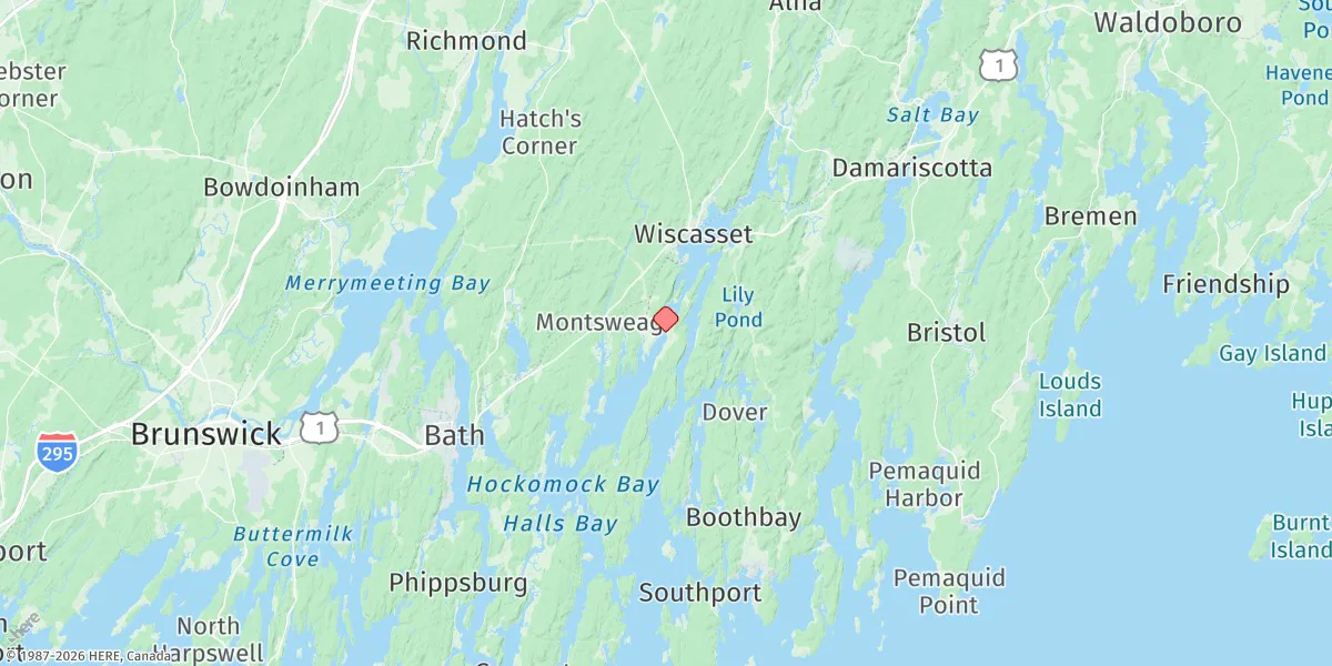 Map preview for Back River