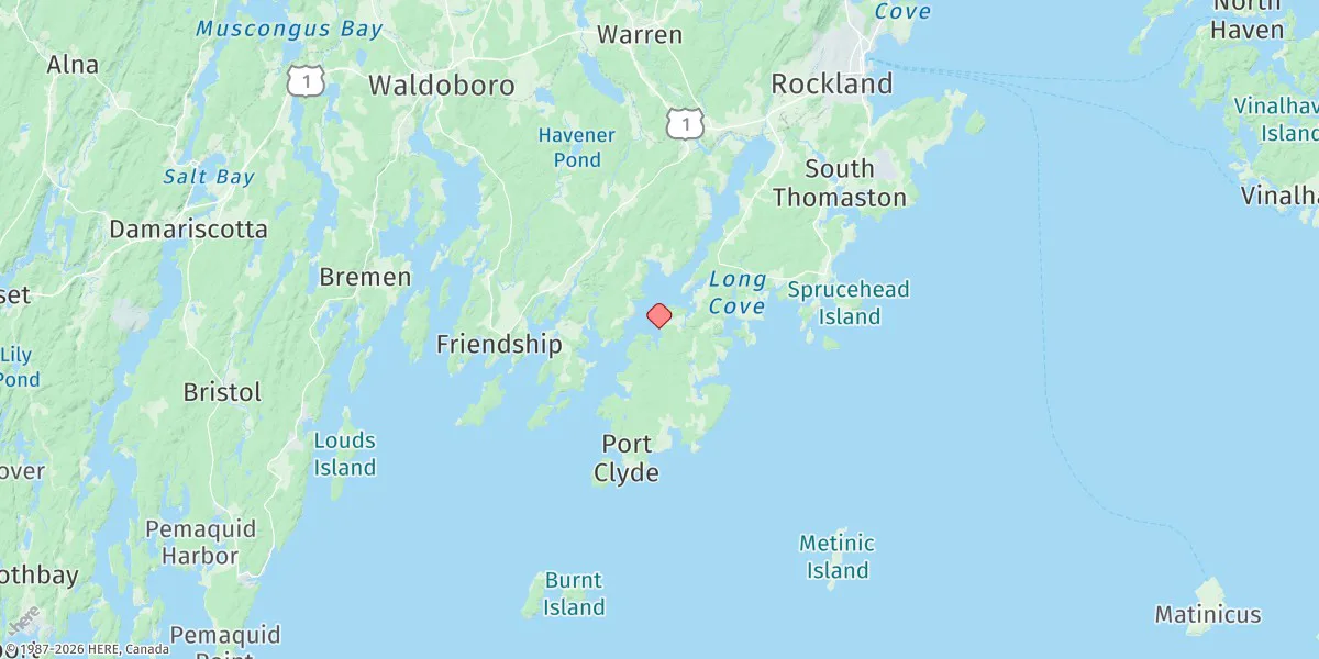 Map preview for Otis Cove