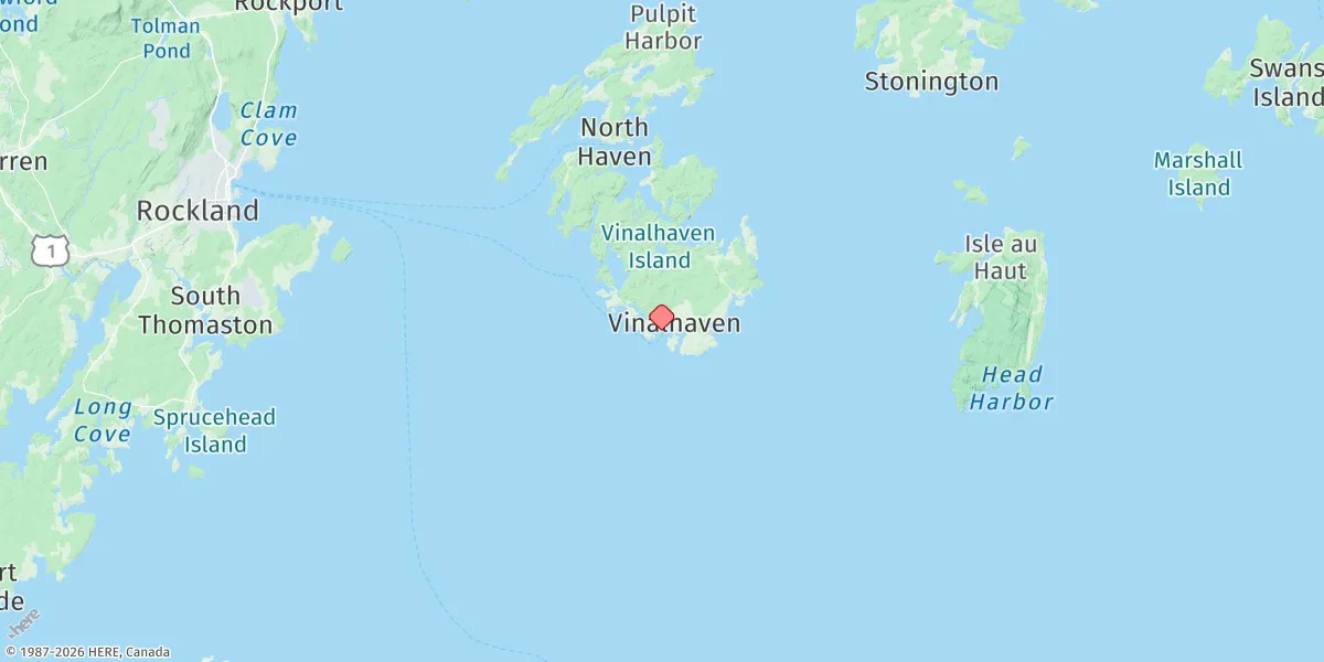 Map preview for Vinalhaven, Vinalhaven Island