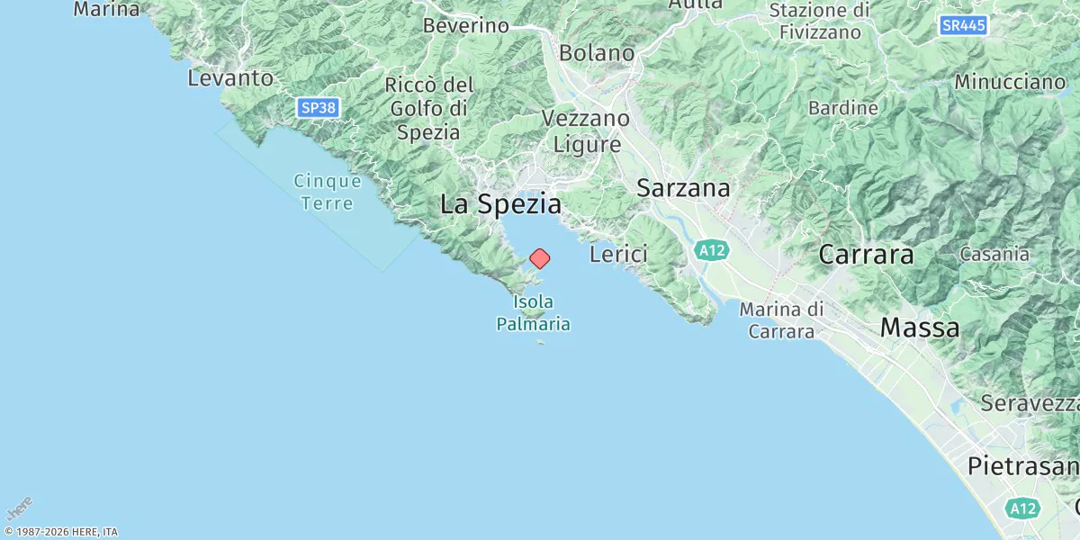Map preview for La Spezia
