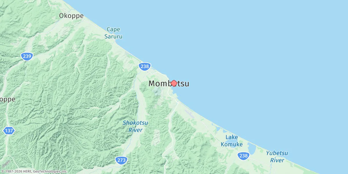 Map preview for Monbetsu