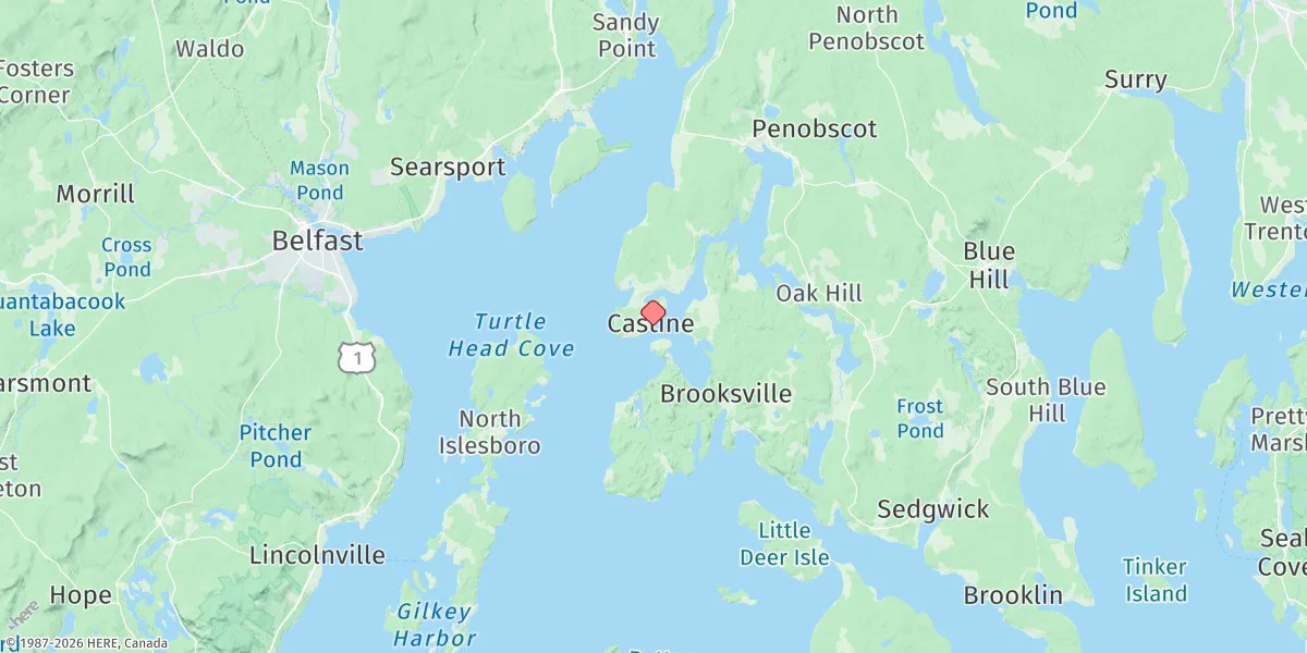 Map preview for Castine