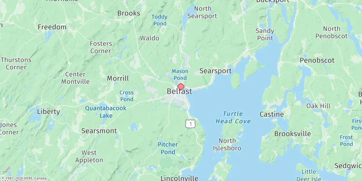 Map preview for Belfast