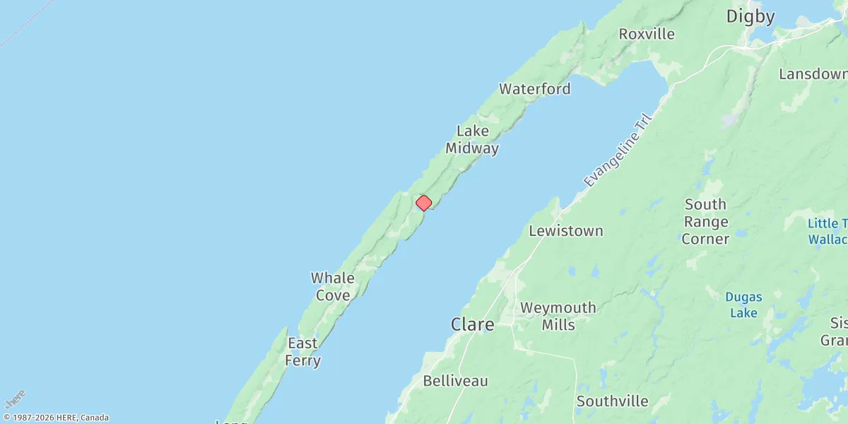 Map preview for East Sandy Cove