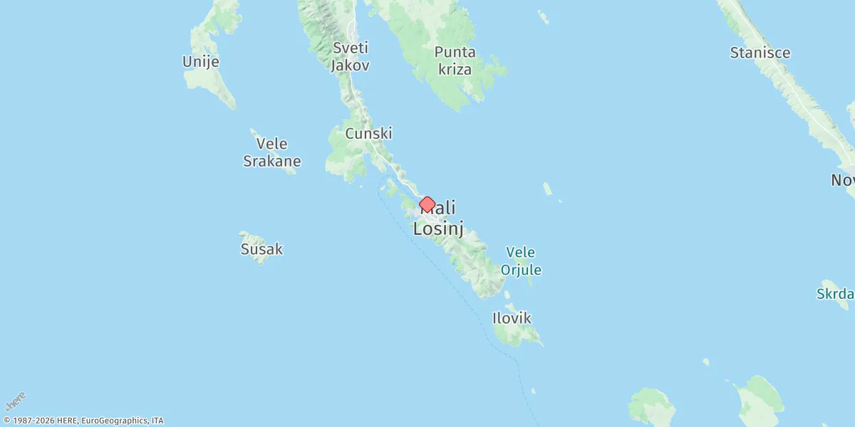 Map preview for Mali Losinj