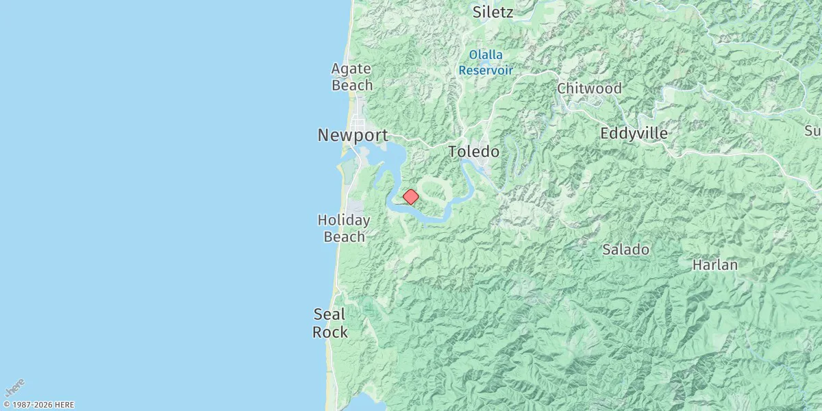 Map preview for Winant, Oregon