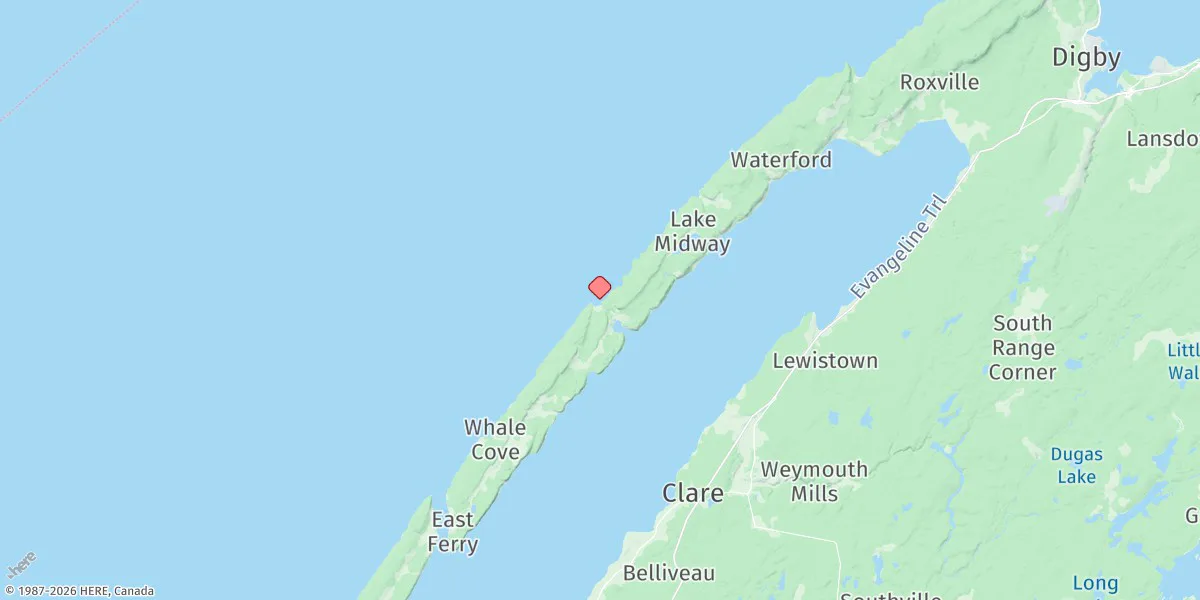 Map preview for Sandy Cove