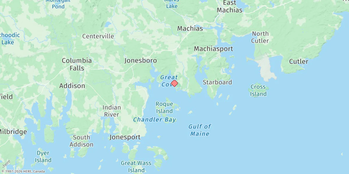Map preview for Shoppee Point, Englishman Bay