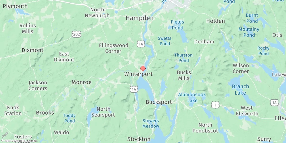Map preview for Winterport
