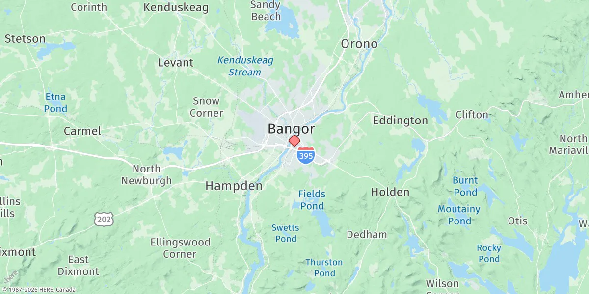 Map preview for Bangor