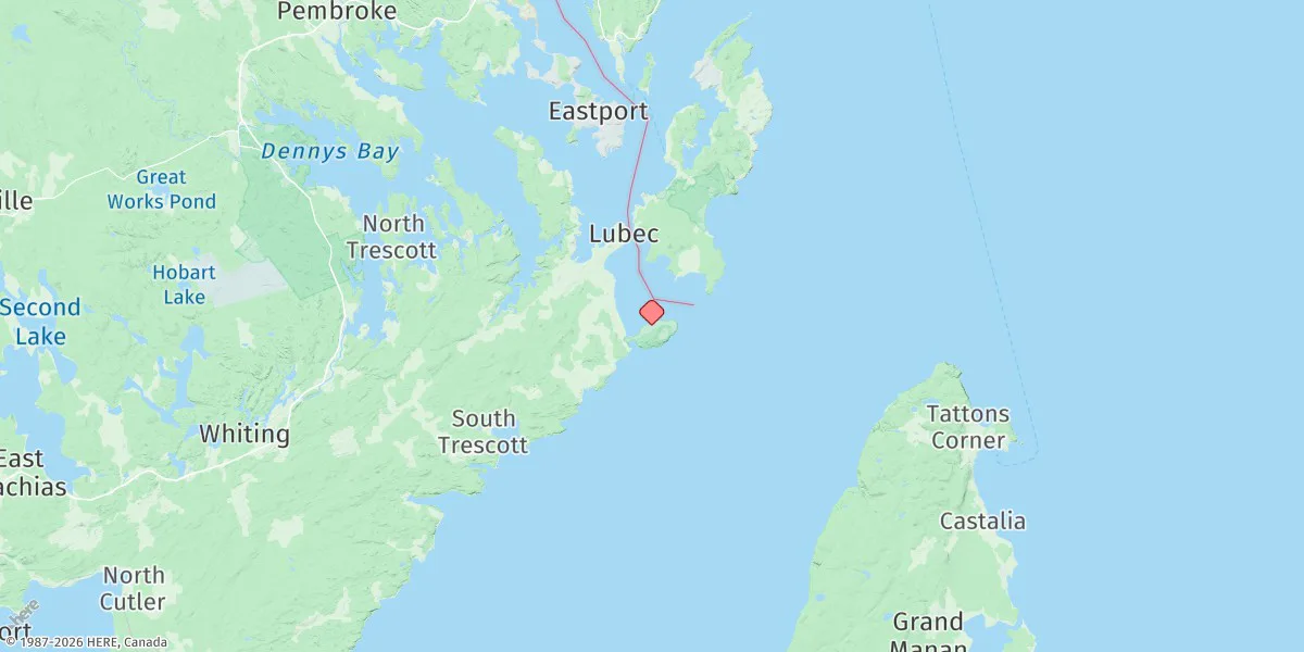 Map preview for West Quoddy Head