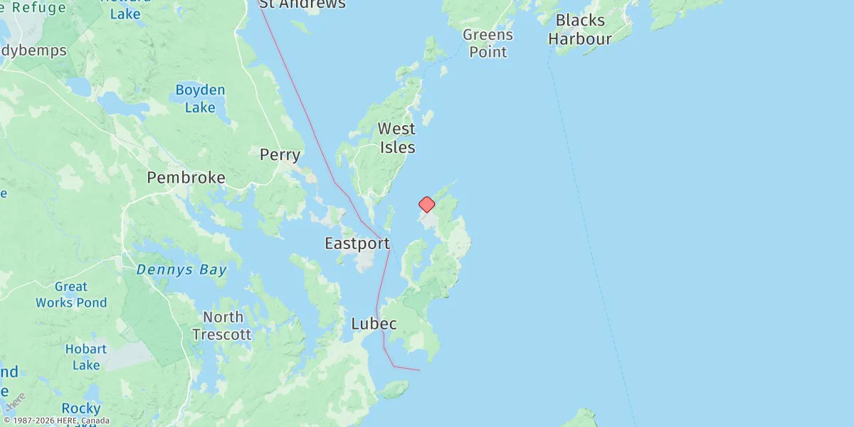 Map preview for Wilsons Beach