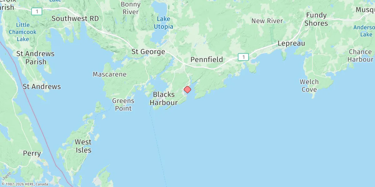 Map preview for Beaver Harbour