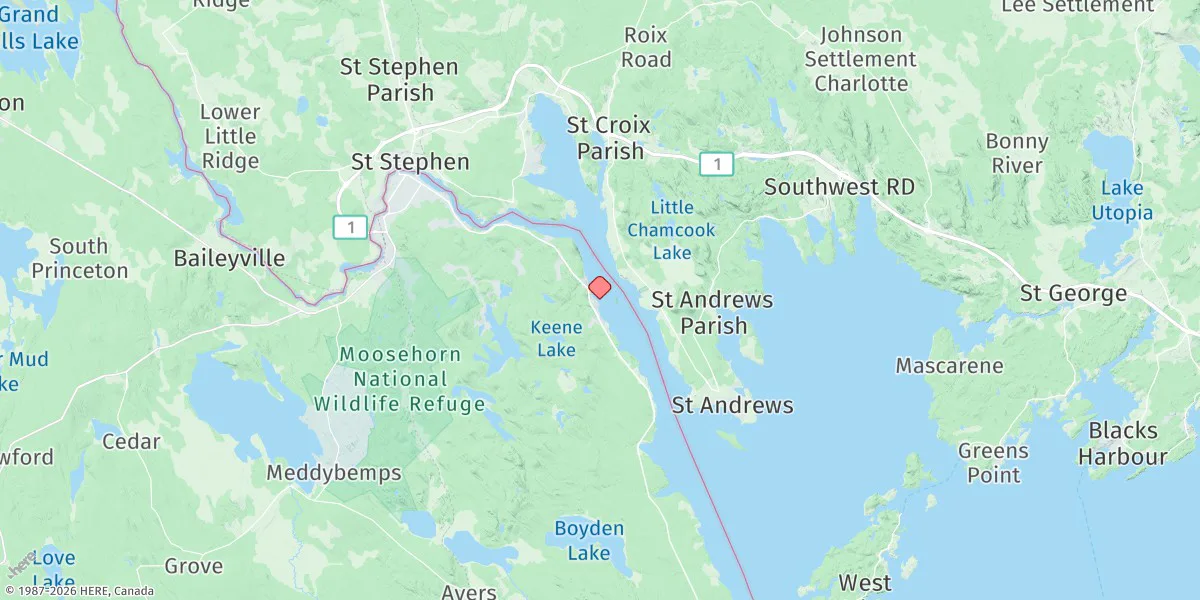 Map preview for Pettegrove Point, Dochet Island