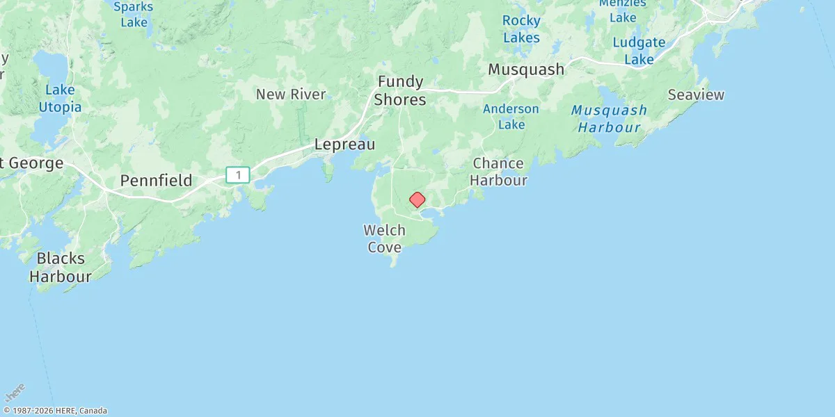 Map preview for West Dipper Harbour